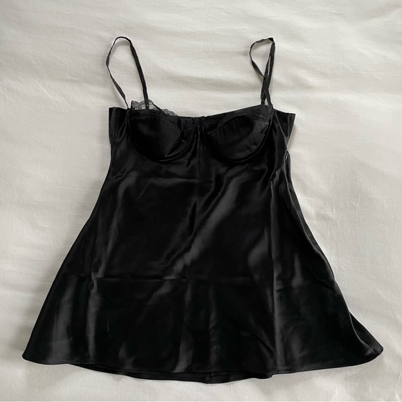 Mirror Palais Dresses & Skirts - Mirror Palais Underwire Slip Dress Noir